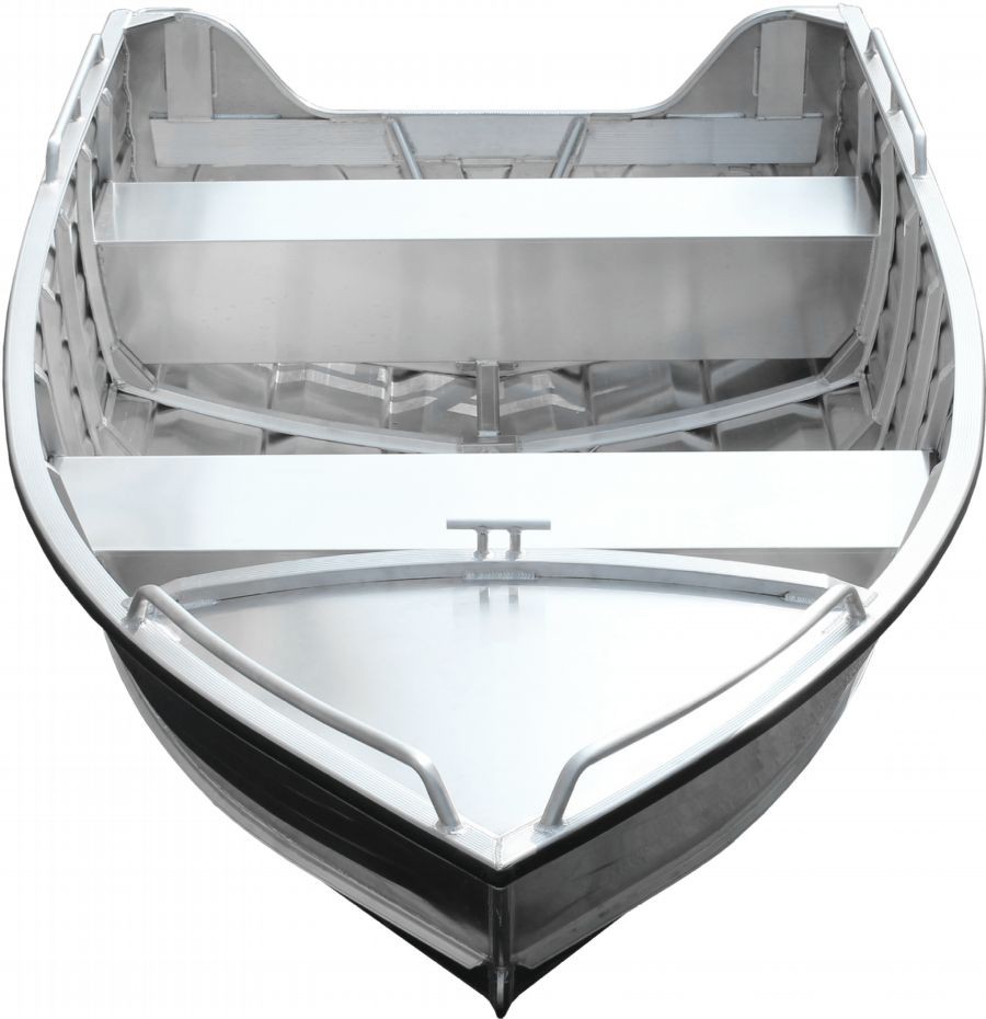 14 ft Aluminum Fishing Boat Front View