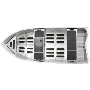 Bateau à rames en aluminium de 12 pieds