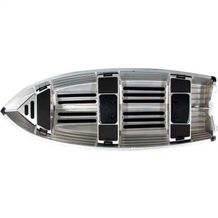 Bateau de pêche en aluminium de 15 pieds