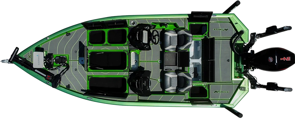 19 Ft Aluminum Stream-line Bass Boat