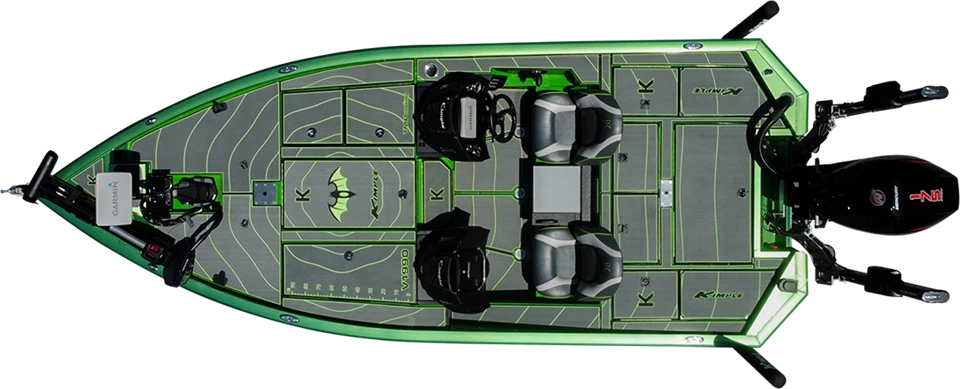 19 Ft Aluminum Stream-line Bass Boat