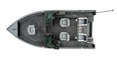 Bowrider en aluminium de 15 pieds