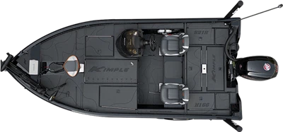Bateau de basse en aluminium de 16 pieds
