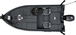 Bateau de basse en aluminium de 16 pieds